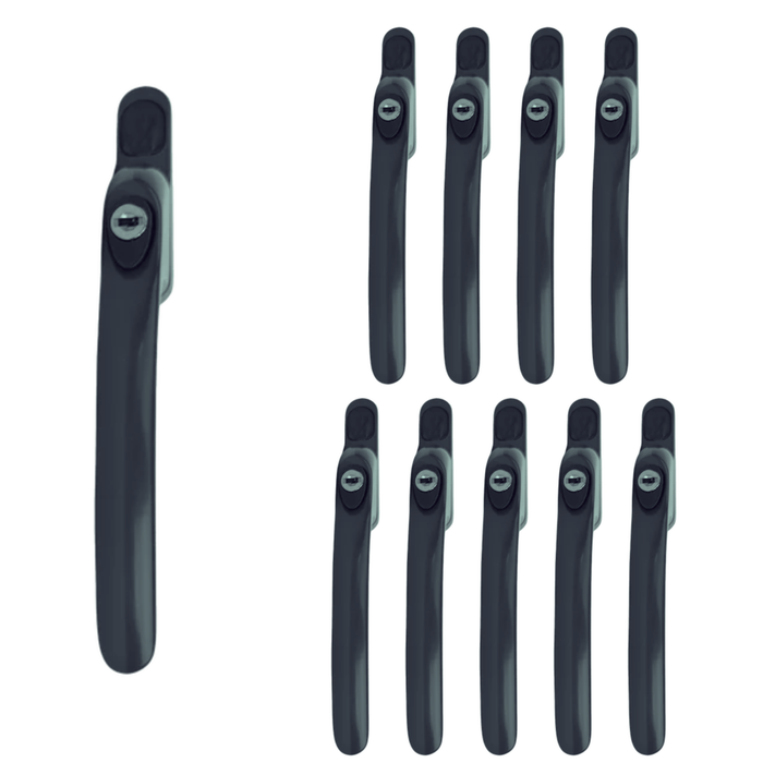 UPVC Inline Espagnolette 40mm Spindle Window Handles x10
