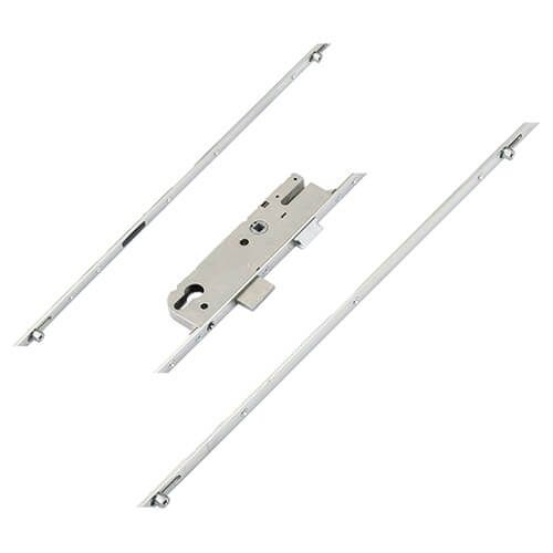 GU Europa Compact Latch Deadbolt 4 Rollers Lift Lever