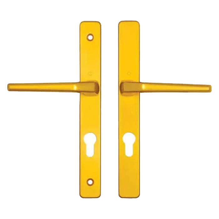 Hoppe Frankfurt Lever Lever UPVC Multipoint Door Handles - 70mm PZ Unsprung 200mm Screw Centres