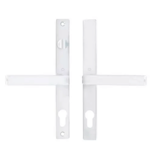 Hoppe Fullex Lever/Lever uPVC Multipoint Door Handles with Snib – 68mm PZ, Sprung, 215mm Screw Centres