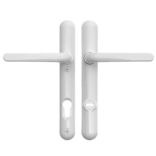Brisant Secure Ultion TS007 2* Lever Lever UPVC Multipoint Door Handles - 92mm PZ Sprung 122mm Screw Centres