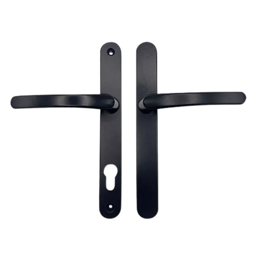 External Blank Lever/Lever uPVC Door Handles – 92mm PZ, Sprung, 215mm Screw Centres for Multipoint Locks