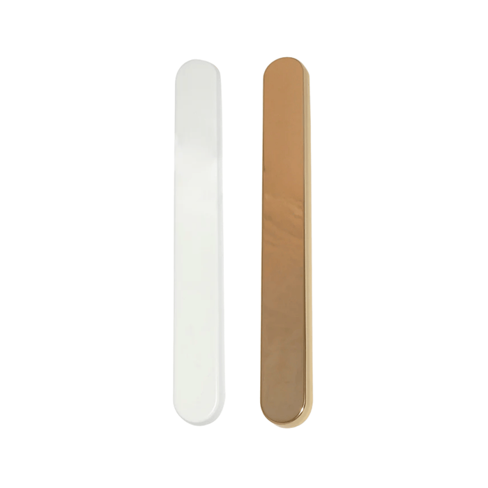 uPVC Door Handle Blank Plate French Doors Blanking Handle PVC 215mm Screw Centres