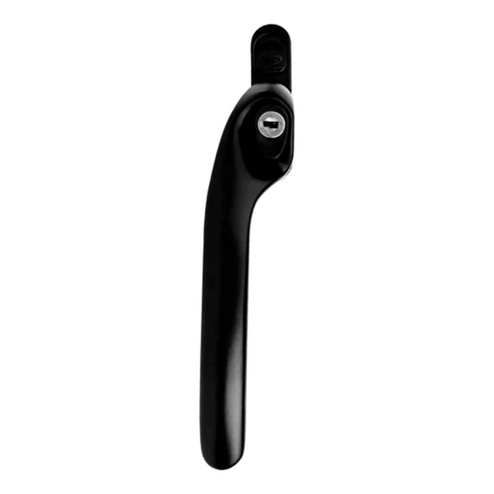 UPVC Cranked Right & Left Hand Espagnolette Window Handles 40mm Spindle 43mm Screw Centres