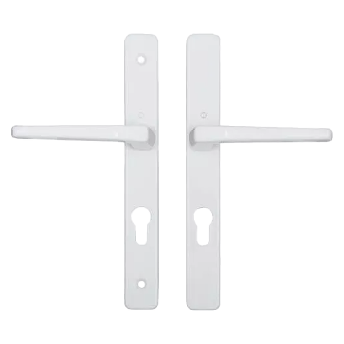 Hoppe Frankfurt Lever Lever UPVC Multipoint Door Handles - 70mm PZ Unsprung 200mm Screw Centres