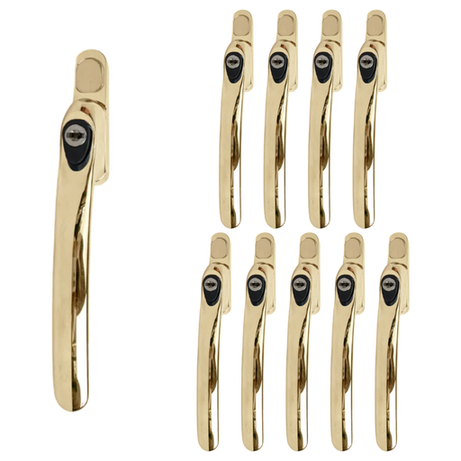 UPVC Inline Espagnolette 40mm Spindle Window Handles x10