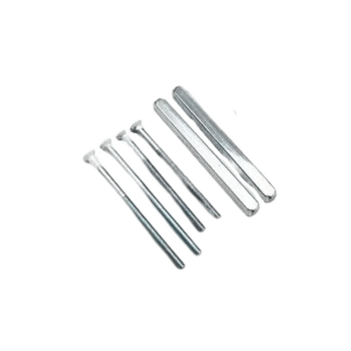 Sprung Lever/Pad Offset uPVC Multipoint Door Handles – 92mm/62mm PZ Centres – 240mm Screw Fixings