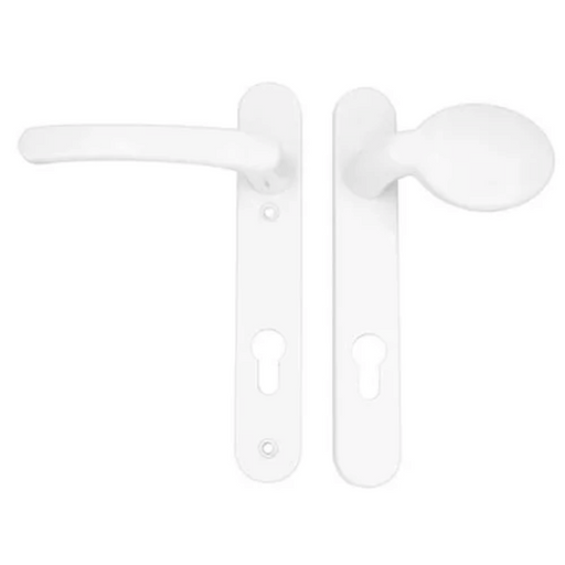 Lever Moveable Pad UPVC Multipoint Door Handles – 92mm PZ Sprung, 122mm Screw Centres