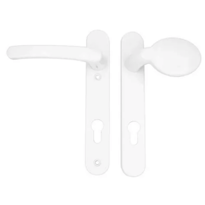Lever Moveable Pad UPVC Multipoint Door Handles – 92mm PZ Sprung, 122mm Screw Centres