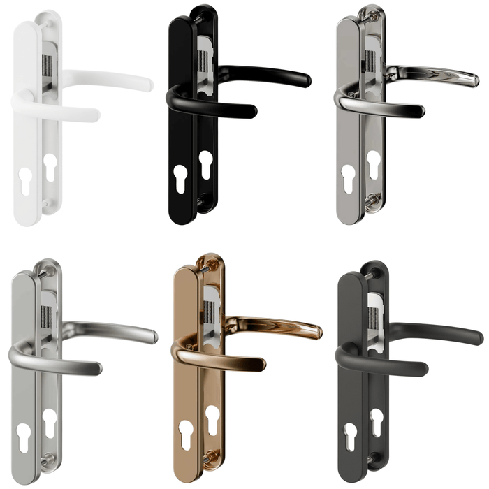 Direkt Door Handle 215mm Screw Centres, 92PZ Sprung