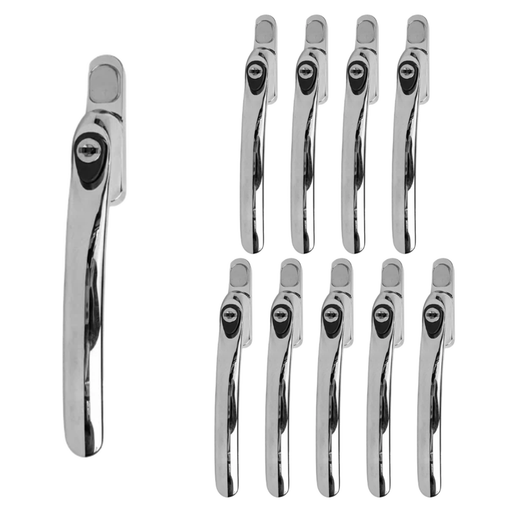 UPVC Inline Espagnolette 40mm Spindle Window Handles x10