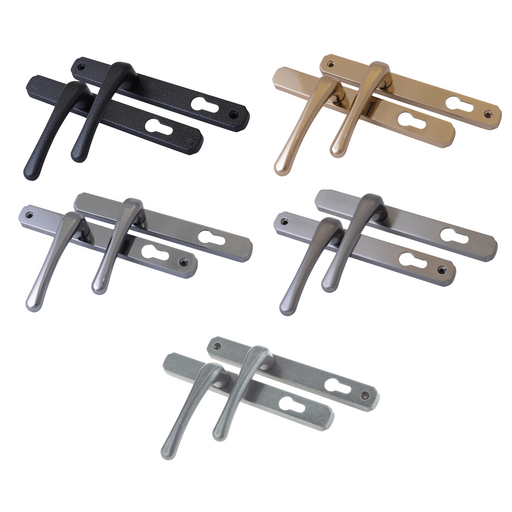 Heritage Inline Lever Lever Door Handle – Sprung Handle for uPVC, Composite & Timber Doors