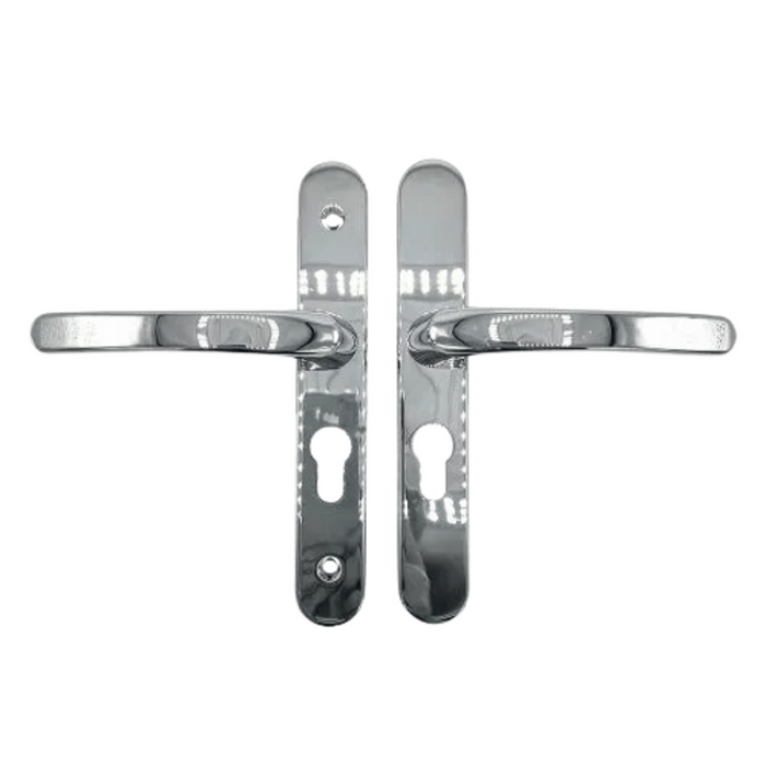 Lever Lever uPVC Multipoint Door Handles – 48mm PZ Centres – Sprung Mechanism – 160mm Fixing Screw Centres