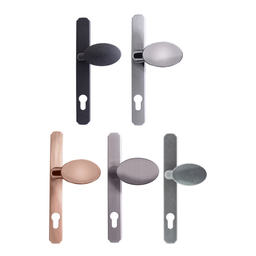 Heritage Inline Lever Pad Door Handle – Sprung Handle for uPVC, Timber & Composite Doors