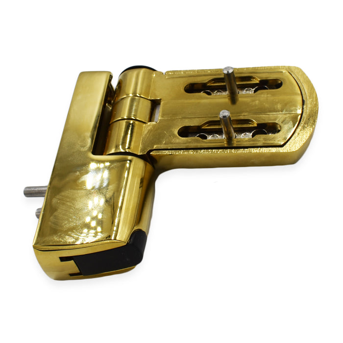 TROJAN PATRIOT FLAG HINGE IN GOLD FOR UPVC DOOR -  - Trojan - UPVCSTORE