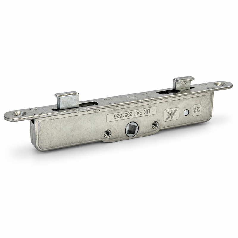 Kenrick Excalibur 22mm uPVC Window Lock Gearbox with Screw-Fixed Faceplate