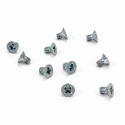 UPVC Door Lock Gearbox Fixing Screws M4 x 6mm Pozi Countersunk Pack of 10