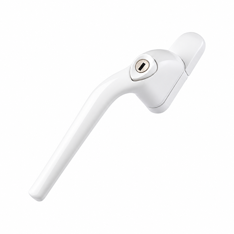 White Mila ProLinea Curve window handle