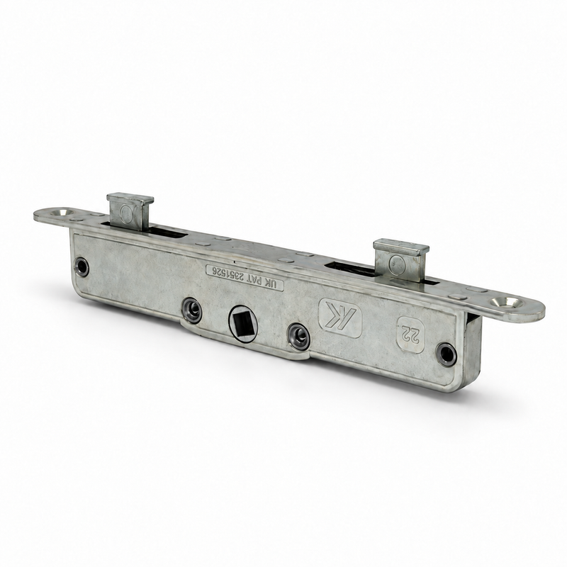 Kenrick Excalibur 22mm uPVC Window Lock Gearbox with Screw-Fixed Faceplate