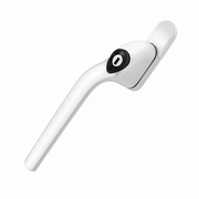 Satin silver Mila ProLinea Curve window handle