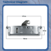 Yale Lockmaster Mila Hook Replacement Gearbox Door Lock
