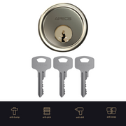 APECs XS Standard Rim Cylinder 3 keys Replacement Door Lock Nightlatch Latch