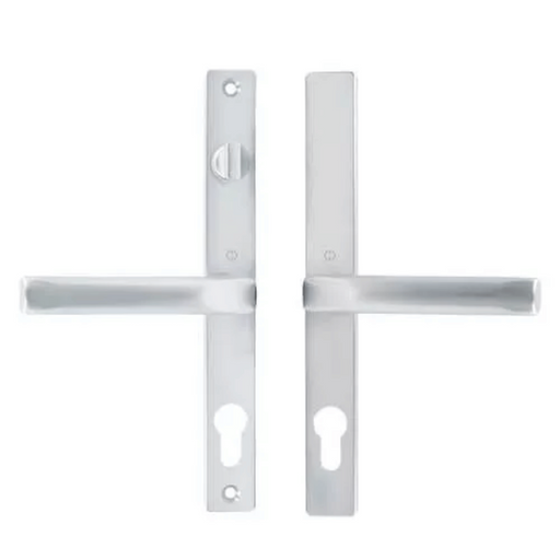 Hoppe Fullex Lever/Lever uPVC Multipoint Door Handles with Snib – 68mm PZ, Sprung, 215mm Screw Centres