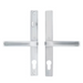 Hoppe Fullex Lever/Lever uPVC Multipoint Door Handles with Snib – 68mm PZ, Sprung, 215mm Screw Centres