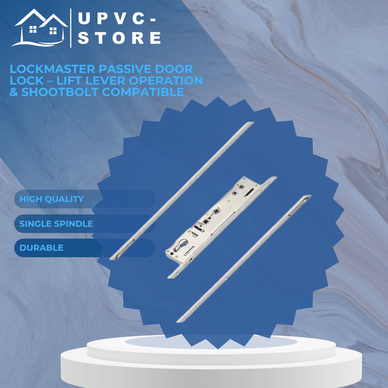 Lockmaster Passive Door Lock – Lift Lever Operation & Shootbolt Compatible