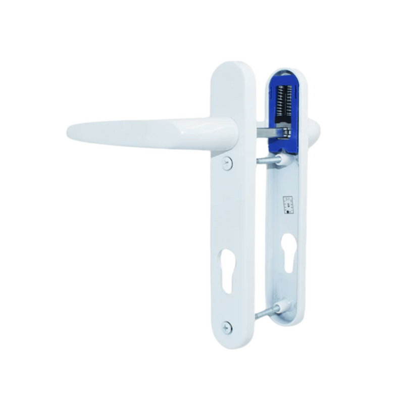 UPVC Double Glazing Trojan Sparta 92PZ 122mm Screw Centers Sprung Patio Door Handle Set PVC