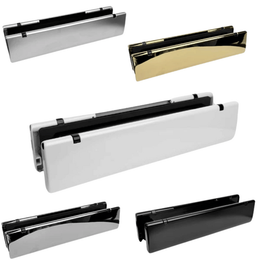 UPVC 12 Inch Heavy Duty Letterbox – Fits 40-80mm Door Thickness, Durable & Secure Mail Slot