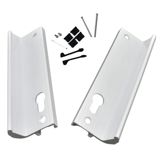 Genuine Fullex Patio Door Handle 52pz 180mm Screw Fix White 506 Series 2