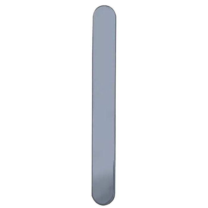 uPVC Door Handle Blank Plate French Doors Blanking Handle PVC 215mm Screw Centres Short Backplate