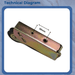 Pair of Tandem Sliding Patio Door Roller Wheels Aluminium Upvc Timber 32mm
