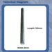 Door Handle Spindles 8mm Wide 120mm Length