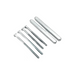 Offset Lever Lever uPVC Multipoint Door Handles – 48/87mm PZ Centres – Sprung – 240mm Screw Fixing Centres 