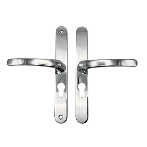 Sprung Lever Lever uPVC Door Handles – 48mm PZ – 215mm Screw Centres – Multipoint Lock Compatible