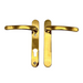 Blank External Lever/Lever uPVC Multipoint Door Handles – 92mm PZ Centres – Sprung Mechanism – 122mm Screw Fixings