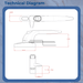 UPVC Cockspur Window Handle Double Glazing Locking Catch Trojan Sparta PVC