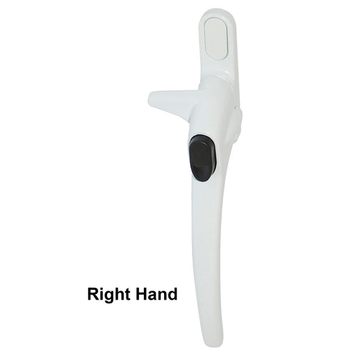 Ellbee Non Locking Cockspur uPVC Window Handle Cockspur Window Handle White Double Glazed 21mm Backset