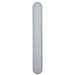 uPVC Door Handle Blank Plate French Doors Blanking Handle PVC 215mm Screw Centres Short Backplate