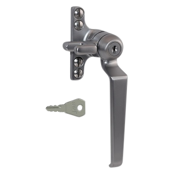 B195 Satin Chrome opposite hand window handle