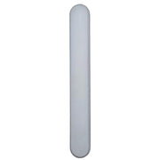 uPVC Door Handle Blank Plate French Doors Blanking Handle PVC 122mm Screw Centres Short Backplate