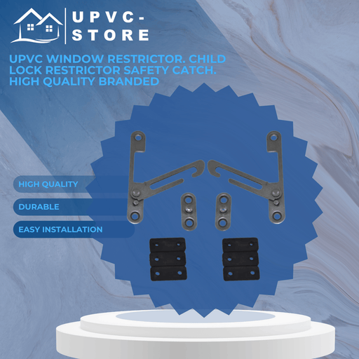 UPVC Window Restrictor. Child Lock Restrictor Safety Catch. High Quality Branded