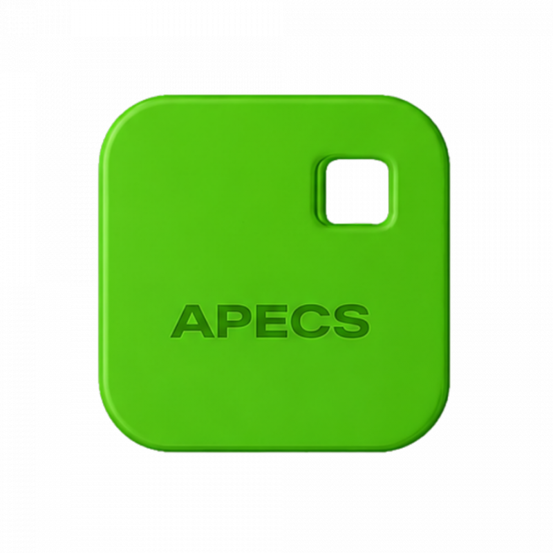 APECS AP metal key cap — green, sold individually