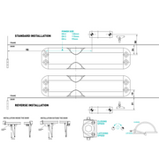 Adjustable Size 2-4 Overhead Door Closer No Cover BS EN1634 Fire Rated