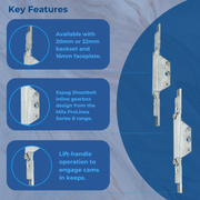 Mila ProLinea Series 8: Espag Shootbolt Inline Gearbox Coldseal