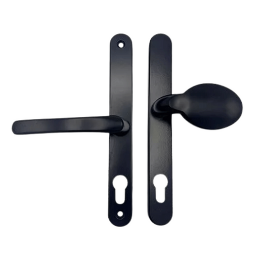 Lever Moveable Pad Offset uPVC Multipoint Door Handles – 70/92mm PZ – Sprung – 215mm Screw Centres – Replacement Door Handle for uPVC Doors