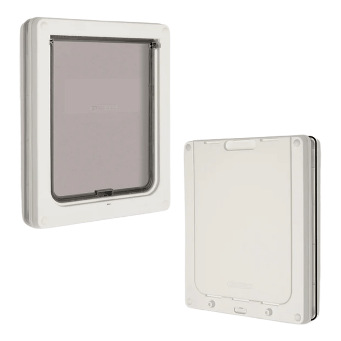 Dog Mate Pet Dog Door Flap Dogs & Cats Medium White 215 215W Flap size 26 x 22cm