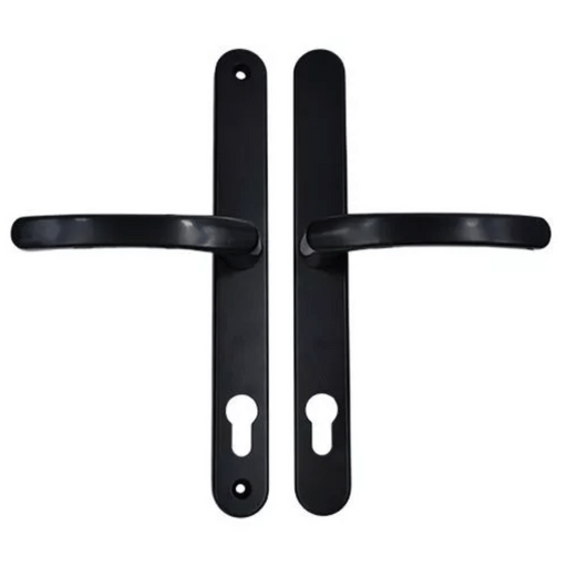 Sprung Lever/Lever uPVC Door Handles – 92mm PZ, 240mm Screw Centres, 270mm Backplate for Multipoint Locks